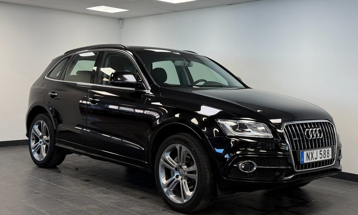 2016 Audi Q5 2.0 TDI Quattro S Tronic S-line *Värmare*Drag*Spec