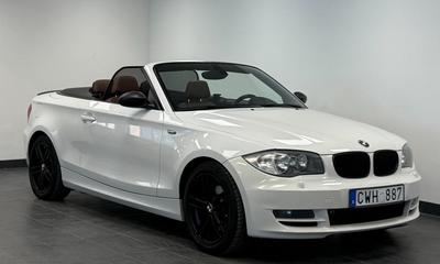 2008 BMW 120 i Convertible Läder fint skick 170hk finans fr. 1050kr/ – bild 1