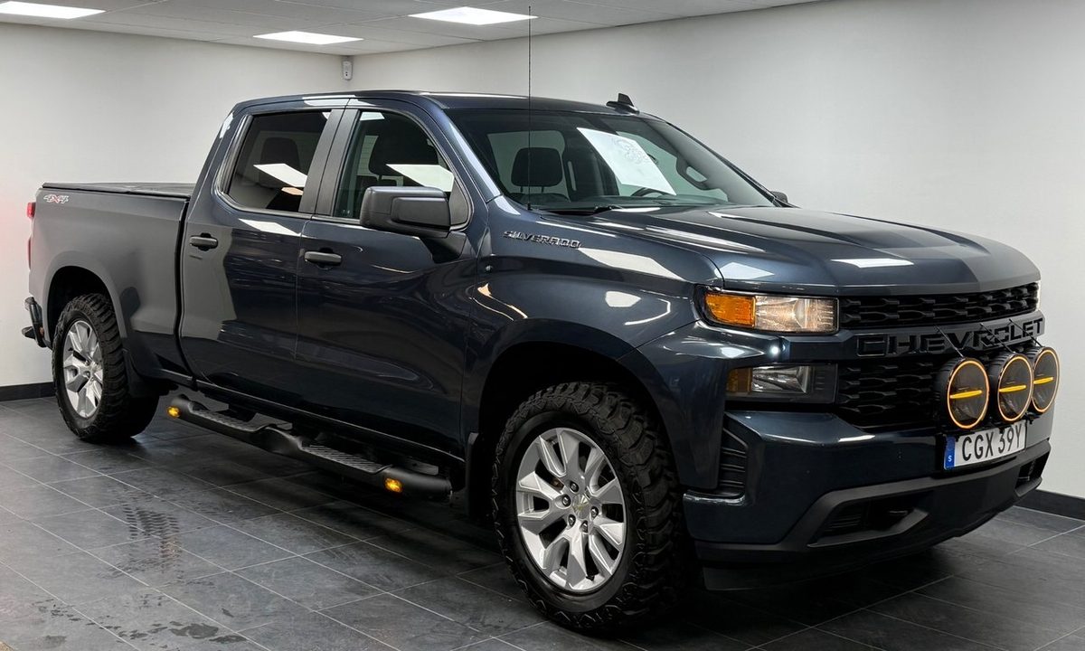 2021 Chevrolet Silverado 1500 Crew Cab 5.3 V8 4WD Hydra-Matic 6-Sits | Moms |