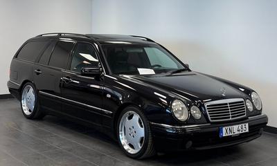 1999 Mercedes-Benz E 55 AMG T Avantgarde Taklucka M-värm Supersprint Euro 3 – bild 1