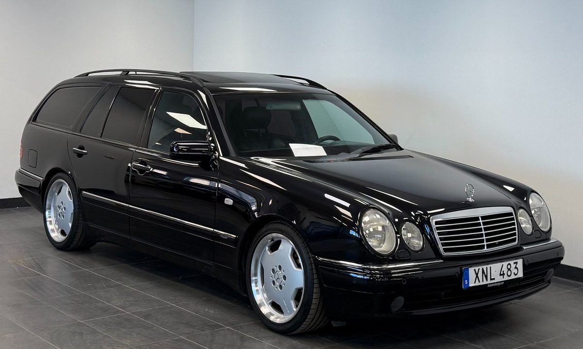 1999 Mercedes-Benz E 55 AMG T Avantgarde Taklucka M-värm Supersprint Euro 3